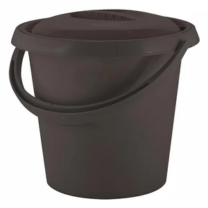 DELTA Ведро 10 л Rock-n-Roll с крышкой SC110510003 антрацит