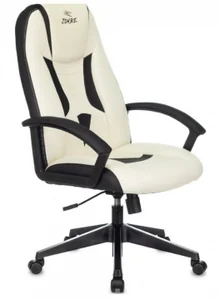 Бюрократ Кресло игровое ZOMBIE 8 белый/черный 1583543