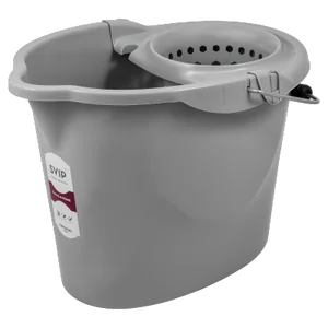 DELTA Ведро МОП c отжимом Ориджинал 12л серебряный