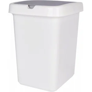 DELTA Контейнер для мусора Квадра 25 л, белый (SV4242БЛ)