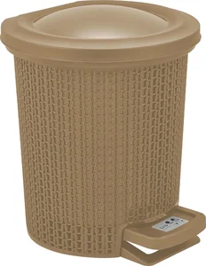 DELTA Контейнер для мусора с педалью Ajur 6 л, кофейный SV4064КФ