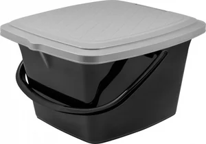 Ящик-табурет универсальный малый черный