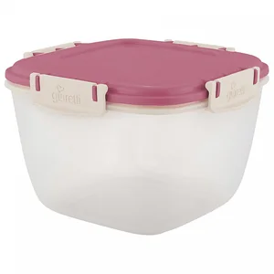 DELTA Контейнер для продуктов Sugar&Spice Barberry герметичный 1,35 л квадратный SE224410054 брусника