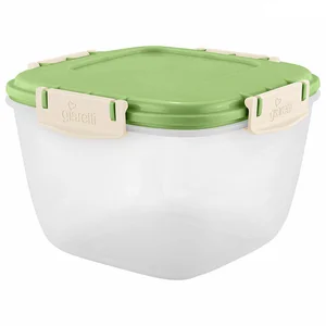 DELTA Контейнер для продуктов Sugar&Spice Barberry герметичный 1,35 л квадратный SE224410050 фисташка