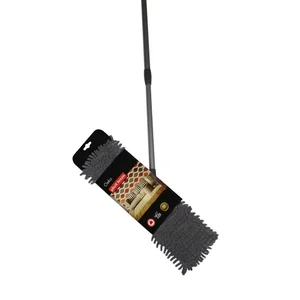 Швабра универсальная с телескопической рукояткой 120 см ЭКСТРА серый, PT9015СЕР-10