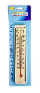 Термометр внутренний 20х4 см деревянный 24768-CH089-2