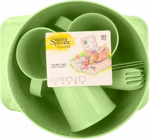 Набор для пикника Sugar&Spice Vanilla на 3 персон (14 предметов) фисташка 00-00014504