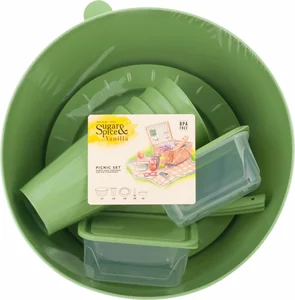 Набор для пикника Sugar&Spice Vanilla на 4 персоны (15 предметов) фисташка 00-00014502