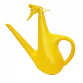 Лейка-опрыскиватель Умничка 1,5 л с длинным носиком желтая MPU-619