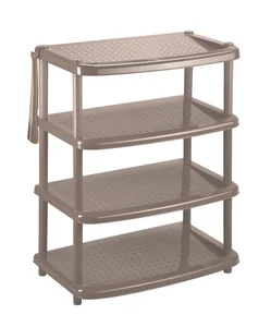Этажерка Для Обуви паола 4 Полки 490х310х780 мм (коричневый) 00-00005869