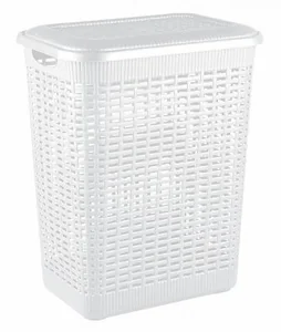 Корзина Для Белья 30л, 370х260х465 Мм  (белый) 00-00007447