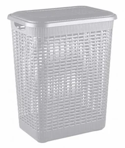 Корзина Для Белья 30л, 370х260х465 Мм  (светло-серый) 00-00006153