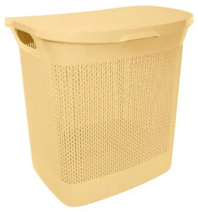 Корзина для белья Ajur 35л шафран (BQ4100ШФ)