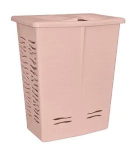 Корзина для белья Aqua 42 л йогуртовый (BQ1707ЙО)