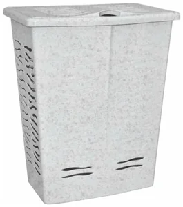 Корзина для белья Aqua 42 л мраморный (BQ1707МР)