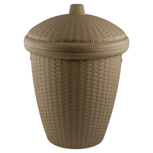 Корзина круглая Nature 30л (кофейный) 00-00004091