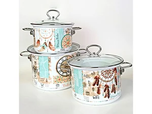 КМК Набор кастрюль Бохо-5-1 Элит (бел.)