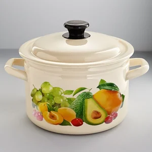 КМК Кастрюля цилиндрическая бортовая 1.5 л 41704-082/6-У4 слон