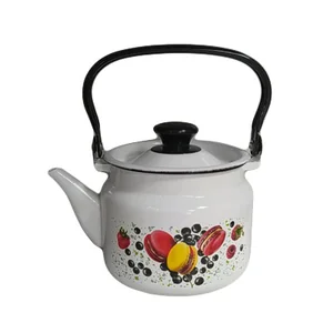 КМК Эмалированный чайник 2,0л 42704-102/6-У4 цил.с рис.Сластена (бел.)