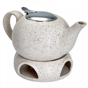 ROSARIO Чайник заварочный 750 мл с фильтром и подставкой Ф19-058R бежевый