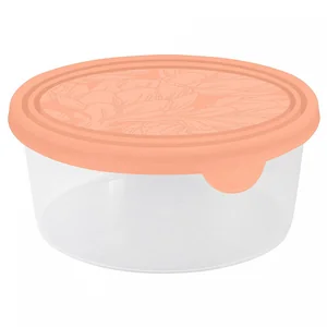 DELTA Контейнер для продуктов HELSINKI Artichoke 0,5 л круглый PT143311040 персиковая карамель