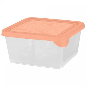 DELTA Контейнер для продуктов HELSINKI Artichoke 0,45 л квадратный PT143111040 персиковая карамель
