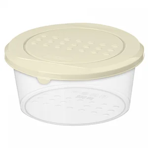 DELTA Контейнер для продуктов Asti круглый 0,5 л 221100525/01 светло-бежевый