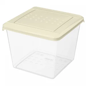 DELTA Контейнер для продуктов Asti квадратный 1 л 221100425/01 светло-бежевый