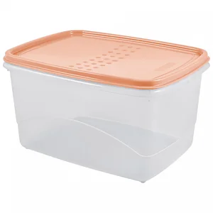 DELTA Емкость для хранения пищевых продуктов PATTERN FLEX прямоугольная 2,3 л PT1133ПК персиковая карамель