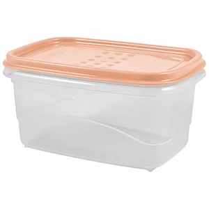 DELTA Емкость для хранения пищевых продуктов PATTERN FLEX прямоугольная 0,6 л PT1131ПК персиковая карамель