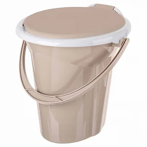 Ведро-туалет лотос 19л (темно-бежевый) 00-00014918