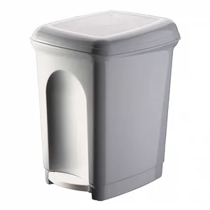 Контейнер Для Мусора Педальный 7л (светло-серый) 00-00005710