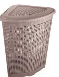 Корзина Для Белья Угловая, 50л, 395х395х595 Мм (коричневый) 00-00005868