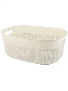 Корзина для хранения OSLO 12л молочный 00-00010503