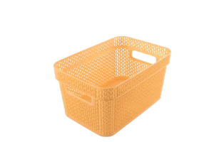 Корзина прямоугольная Ajur 11л шафран (BQ4114ШФ)