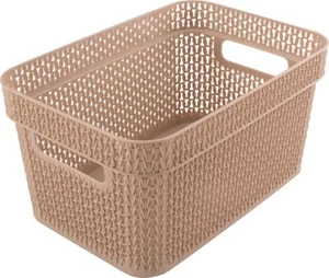 Корзина прямоугольная Ajur 5л кофейный (BQ4112КФ)