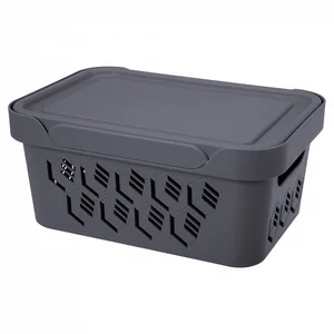 Ящик С Крышкой Универсальный deluxe 270х190х120 Мм, 4,6л (серый) 433205511
