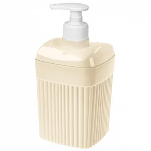 Диспенсер Для Жидкого Мыла velvet 90х90х177мм, 0,65л (бежевый)