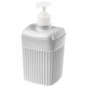 Диспенсер Для Жидкого Мыла velvet 90х90х177мм, 0,65л (светло-серый Флэк)