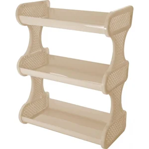 Полка навесная трехсекционная Ajur Слоновая Кость (BQ1685СЛК)