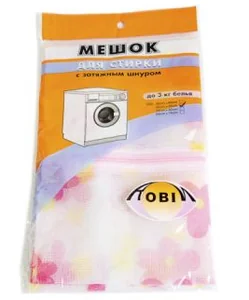 Мешок для стирки белья Multidom HM5-40RWB на молнии 50x40 см 34128-3