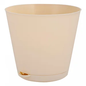 Горшок для цветов 226 мм, 5 л, с прикорневым поливом InGreen Easy Grow IG470710001 сливочный