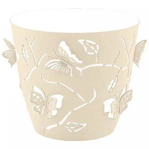 Горшок для цветов Butterflies 2,5 л, 175 мм, круглый LF101310048 песочно-белый
