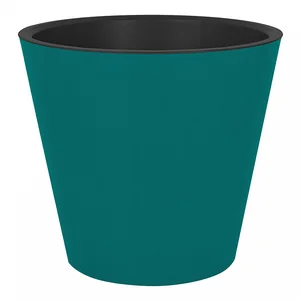 Горшок для цветов InGreen London 230 мм, 5 л, с дренажной вставкой IG620610096 тропический лес