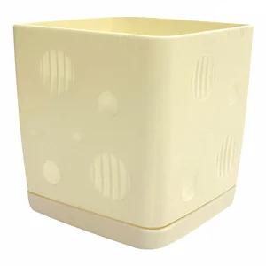 Горшок для цветов InGreen MICROCOSM 1,1 л IG623610001 сливочный