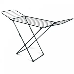 НИКА Сушилка 18 м для белья напольная складная СБ1/Ч чёрная