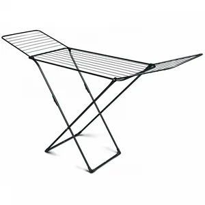 НИКА Сушилка 20 м для белья напольная складная СБ2/Ч чёрная