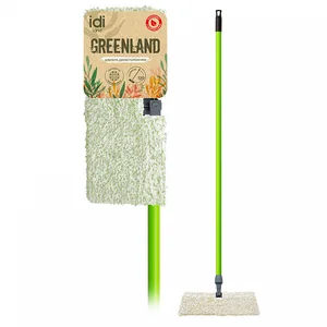 DELTA Швабра двухсторонняя Vice Versa Greenland, насадка микрофибра, 120 см 231204400/00