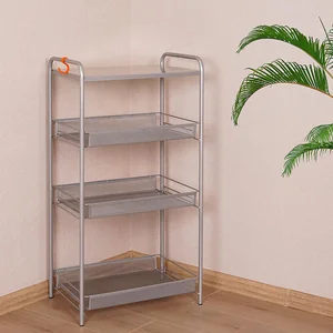 Этажерка Ладья 34С (LADYA 34С storage rack) (Металлик) Э558 МЕТ