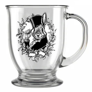 ДЕКОСТЕК Кружка для чая 450 мл (Зайцы аристократы) 2121-Д